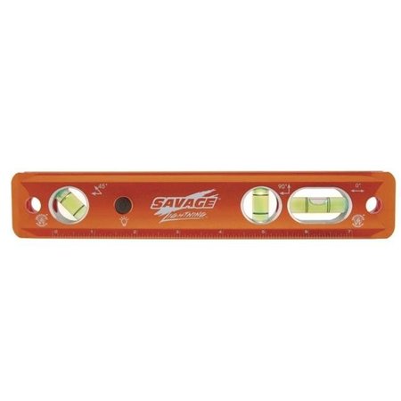 SWANSON TOOL CO Swanson Tools 698-TLL049M 9 in. Lighted Savage With 2 Energizer Battery 698-TLL049M